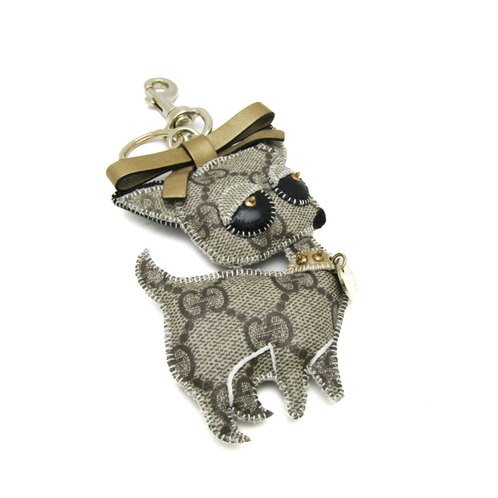 Gucci Gutsy Chihuahua Keyring (Beige,Brown)