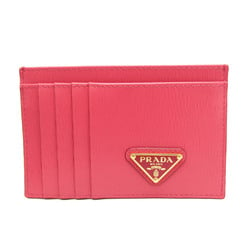 Prada 1MC053 Leather Card Case Peonia