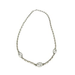 Gucci Interlocking G Silver 925 Women's Casual Pendant Necklace (Silver)