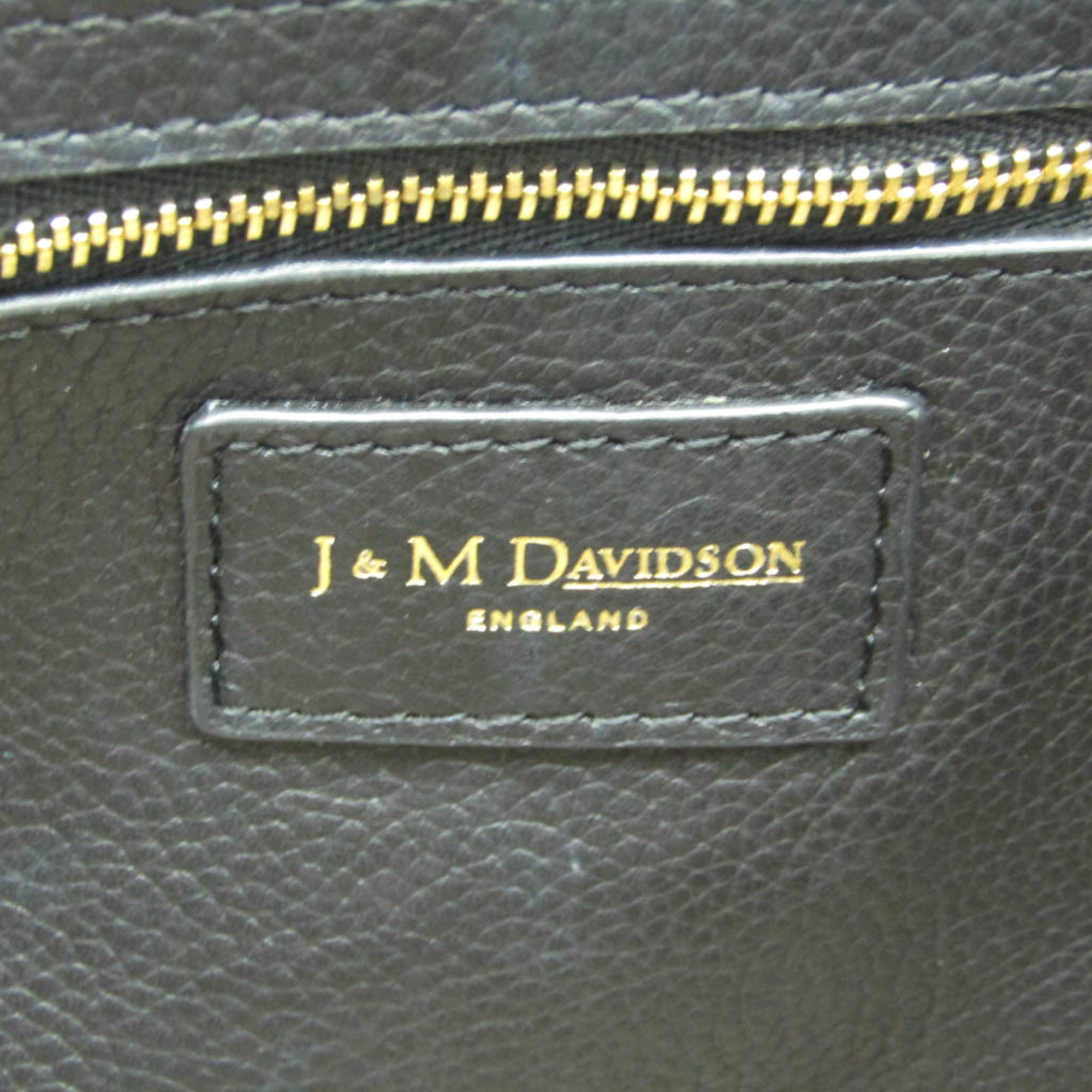 J&M Davidson Women's Leather,Canvas Handbag,Shoulder Bag Black,Off-white