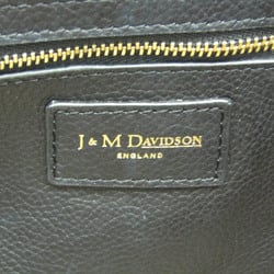 J&M Davidson Women's Leather,Canvas Handbag,Shoulder Bag Black,Off-white