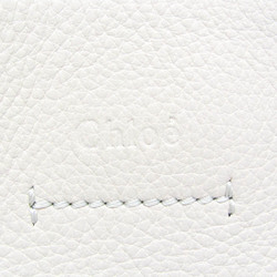 Chloé Milo Women's Leather Tote Bag Off-white