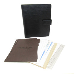 Louis Vuitton Epi A5 Planner Cover Noir Agenda fonctionnel GM R20212