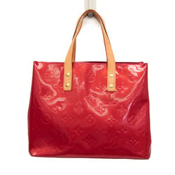 Louis Vuitton Monogram Vernis Reade PM M91990 Women's Handbag Pomme D'amour