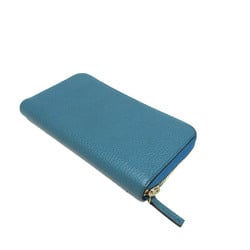 Gucci Interlocking G 449347 Women,Men Leather Long Wallet (bi-fold) Blue Green