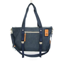 Loewe Eye Loewe Nature 301.51.U42 Women,Men Canvas,Denim Shoulder Bag,Tote Bag Light Blue,Navy