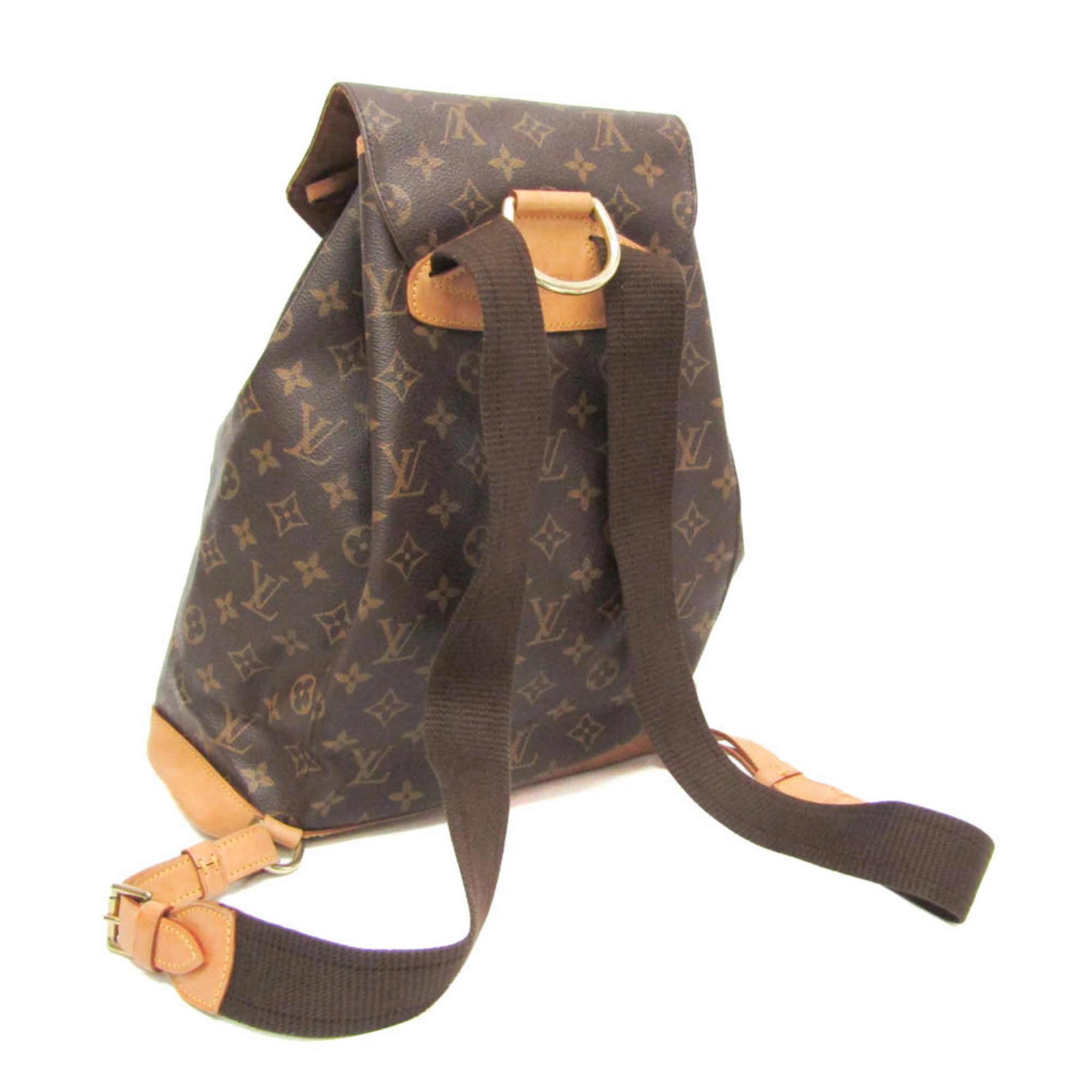 Louis Vuitton Monogram Montsouris GM M51135 Women's Backpack Monogram