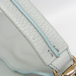 Burberry 3939070 Women's Leather Shoulder Bag Light Blue