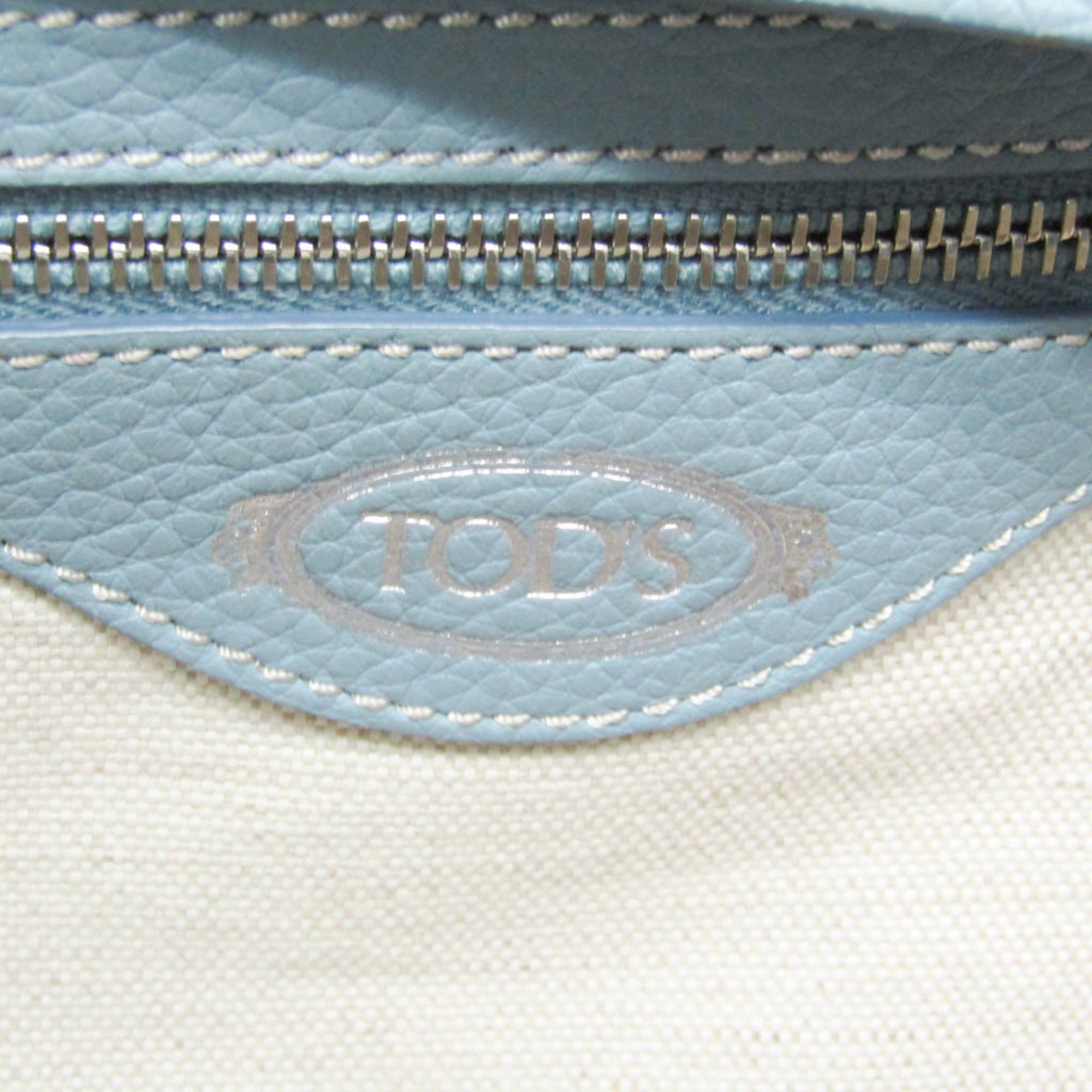 Tod's Shirt Bag Shopping Mini Women's Leather Handbag,Shoulder Bag Blue