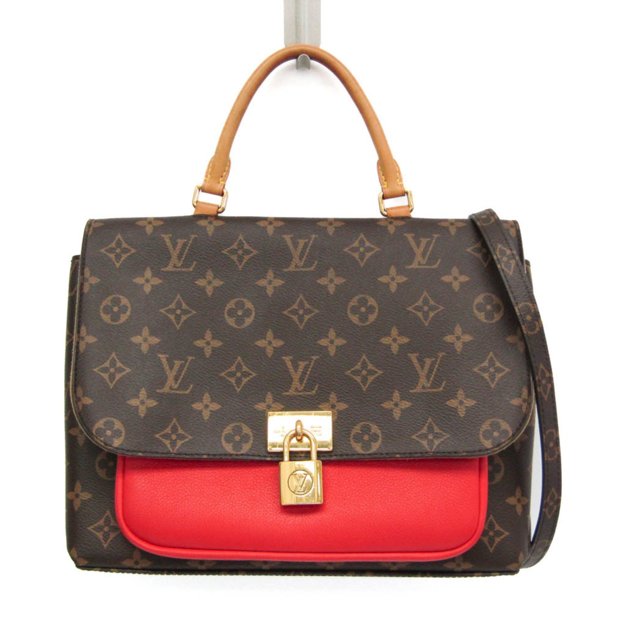 Louis Vuitton Monogram Marignan M44286 Women's Handbag,Shoulder Bag Coquelicots,Monogram