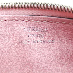 Hermes Dogon Duo 050896CK3Q Women's Swift Leather Long Wallet (bi-fold) Rose Sakura