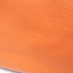 Prada VS0315 Women,Men Leather Boston Bag Orange