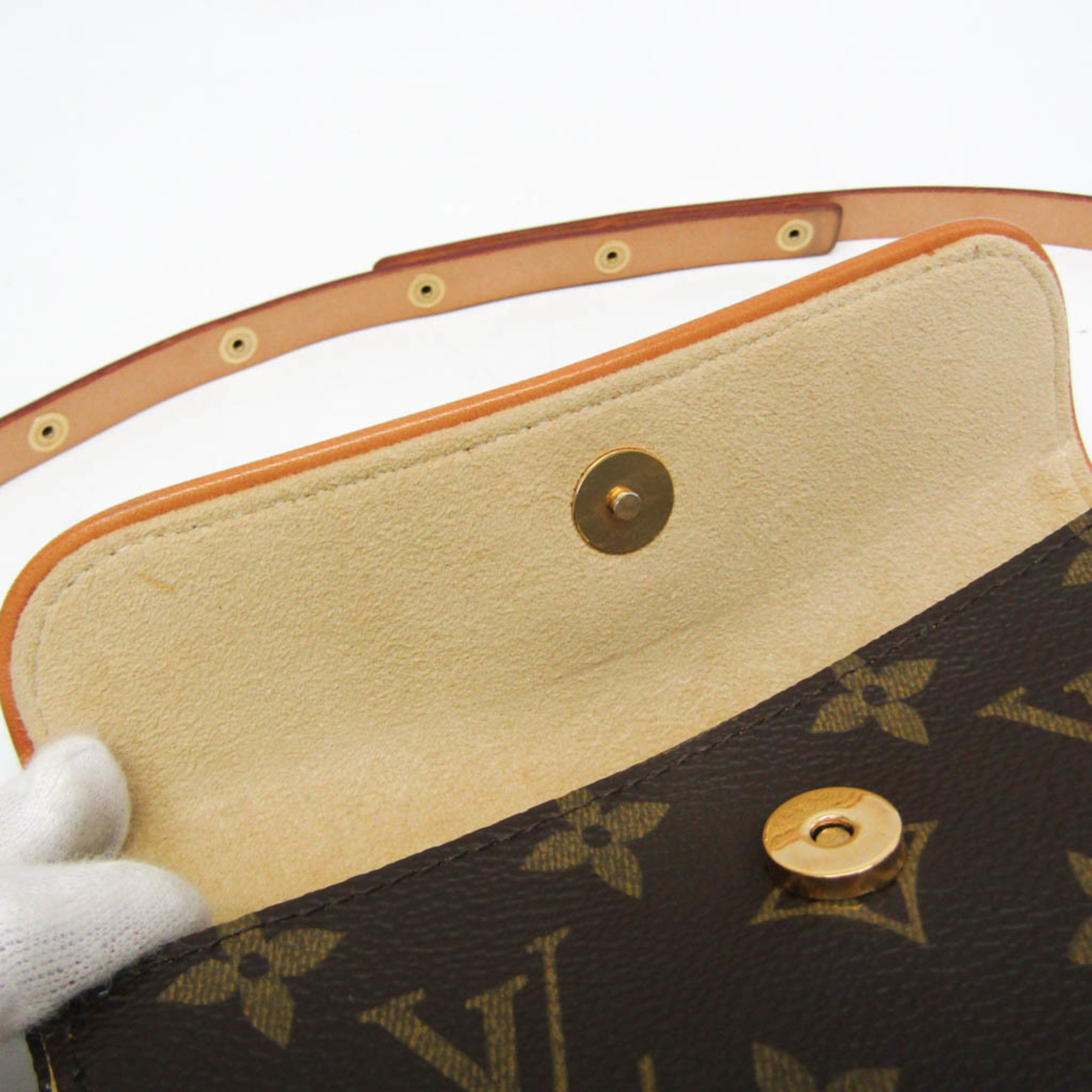 Louis Vuitton Monogram Pochette Florentine XS Size Belt M51855 Women's Fanny Pack Monogram