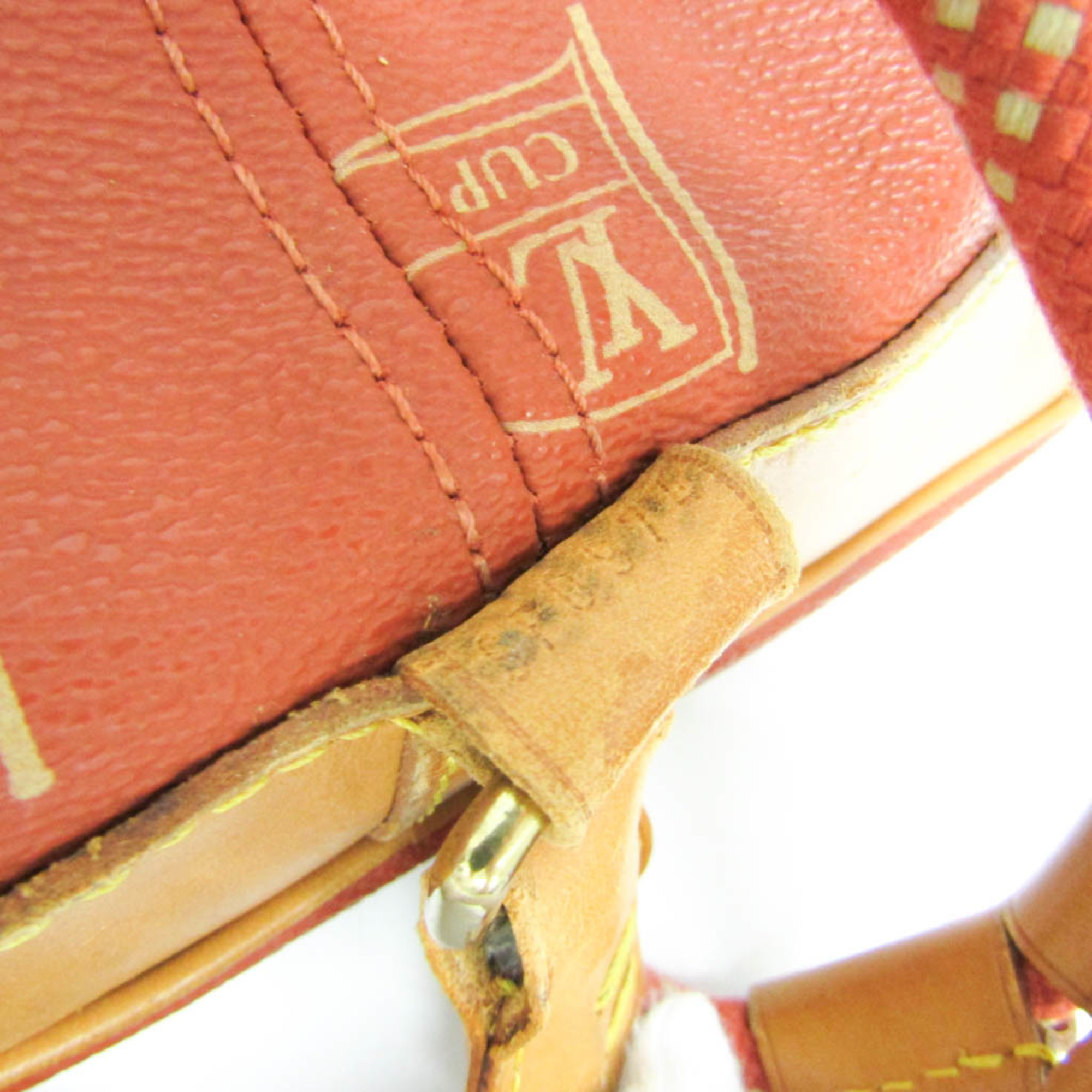 Louis Vuitton Louis Vuitton Cup Saint Tropez 1995 Vuitton Cup Limited M80026 Women's Shoulder Bag Red Brown