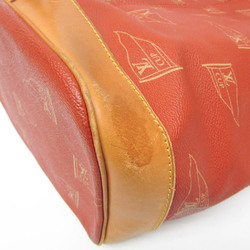 Louis Vuitton Louis Vuitton Cup Saint Tropez 1995 Vuitton Cup Limited M80026 Women's Shoulder Bag Red Brown