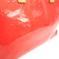 Louis Vuitton Monogram Vernis Reade PM M91088 Women's Handbag Rouge