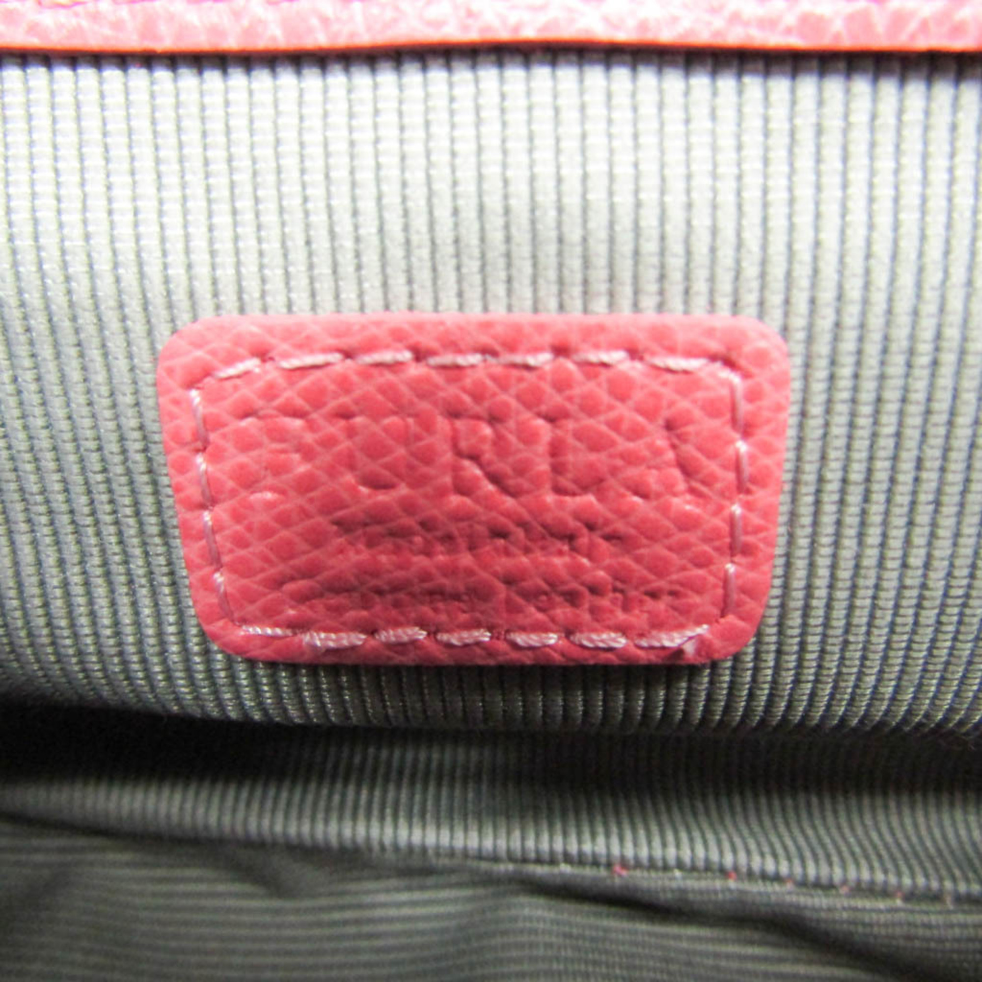 Furla Ribbon Chain Women's Leather Shoulder Bag Salmon Pink