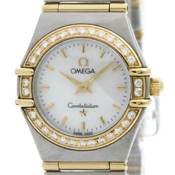 Polished OMEGA Constellation Diamond MOP Dial Quartz Watch 1267.70 BF571768