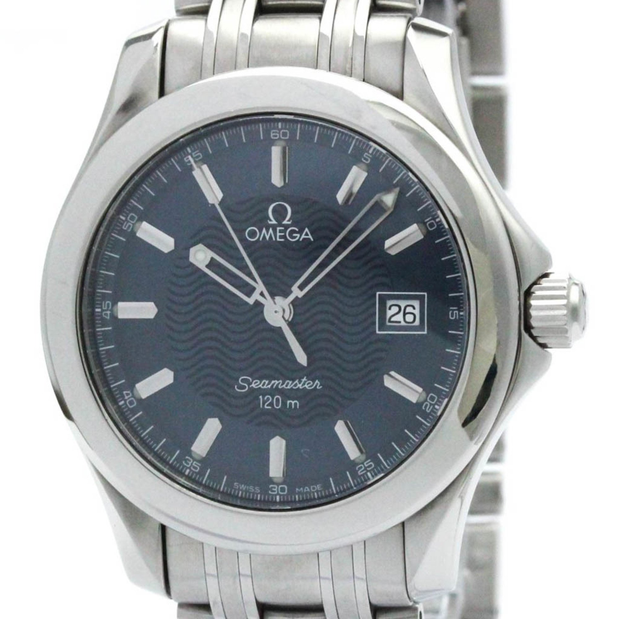 Polished OMEGA Seamaster 120M Steel Quartz Mens Watch 2511.81 BF574154