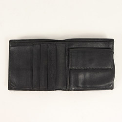 GUCCI Micro GG Leather Bi-fold Wallet (150413) Wallet, Billfold, Card Case, Coin Guccissima, Black, Men's