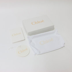 Chloé Chloe 24 Cow Leather Fragment Case MOONA Coin Purse Card Moona Off-White Pink Silver Women's