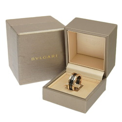 BVLGARI B-zero1 Ring, size 16.5, B-zero1, K18 pink gold x ceramic, approx. 9.3g, unisex