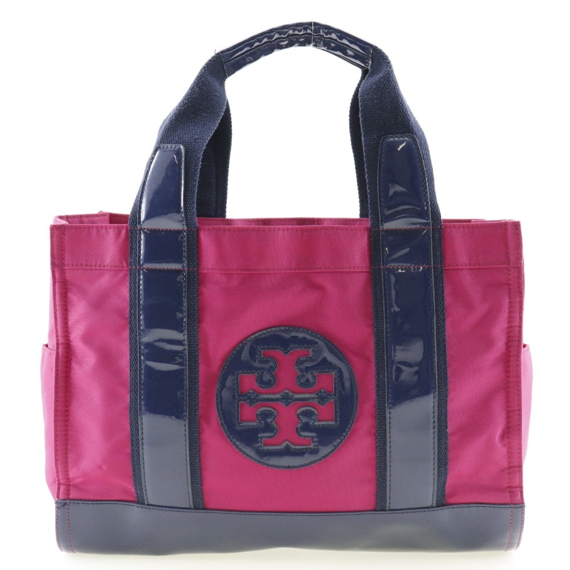 Tory Burch Tote Bag Nylon Pink/Navy Women's M161324009