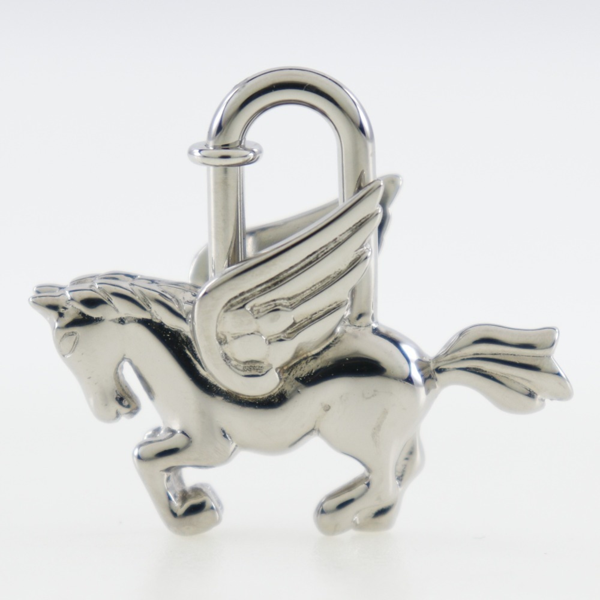 Hermes Pegasus Padlock Silver Unisex