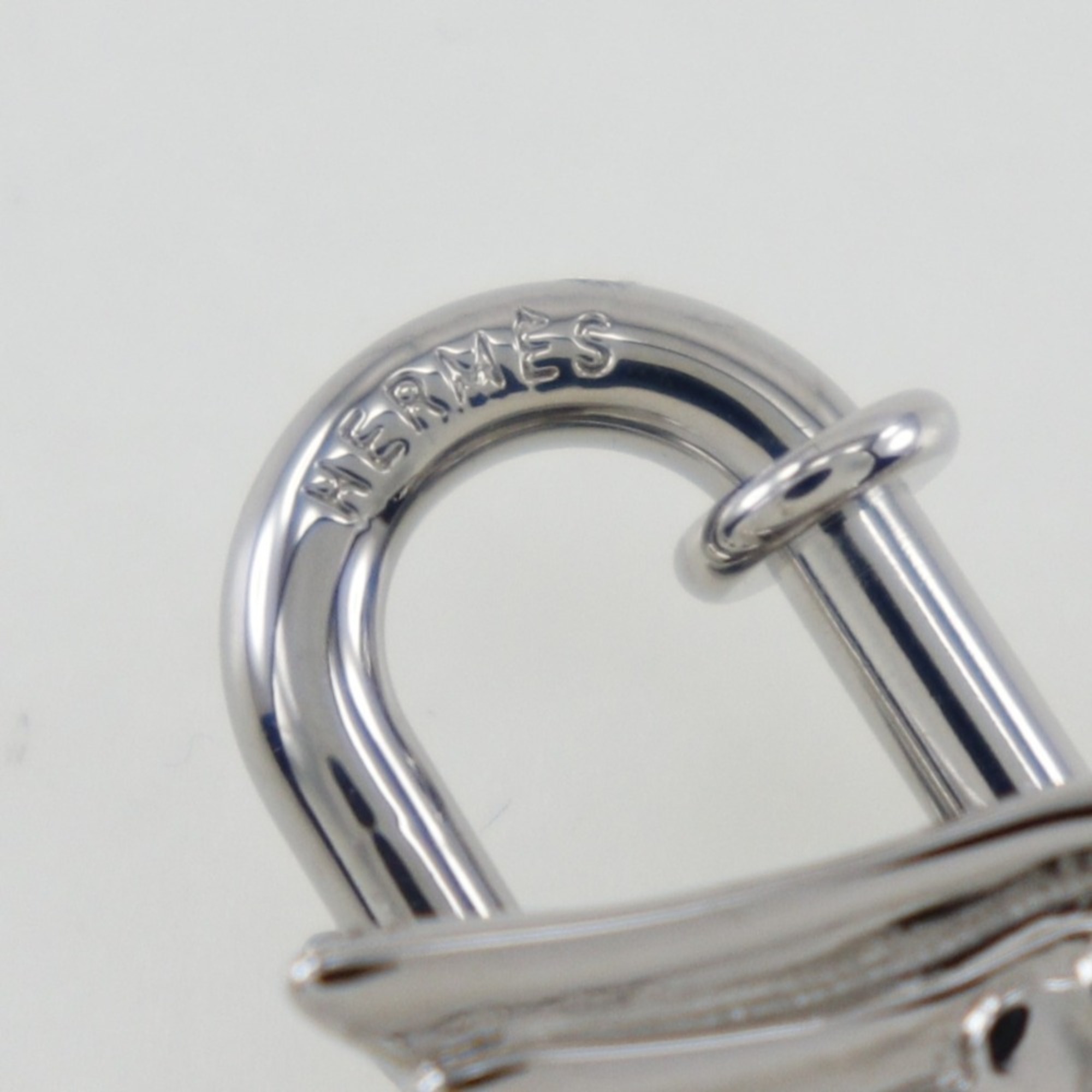 Hermes Pegasus Padlock Silver Unisex