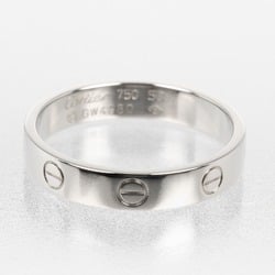 Cartier Love Wedding Ring, size 18, K18WG, white gold, approx. 4.71g