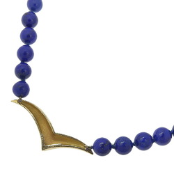 Tiffany & Co. Seagull Necklace, Lapis Lazuli x 18K Yellow Gold, Blue, Approx. 43.6g, Seagull, Women's