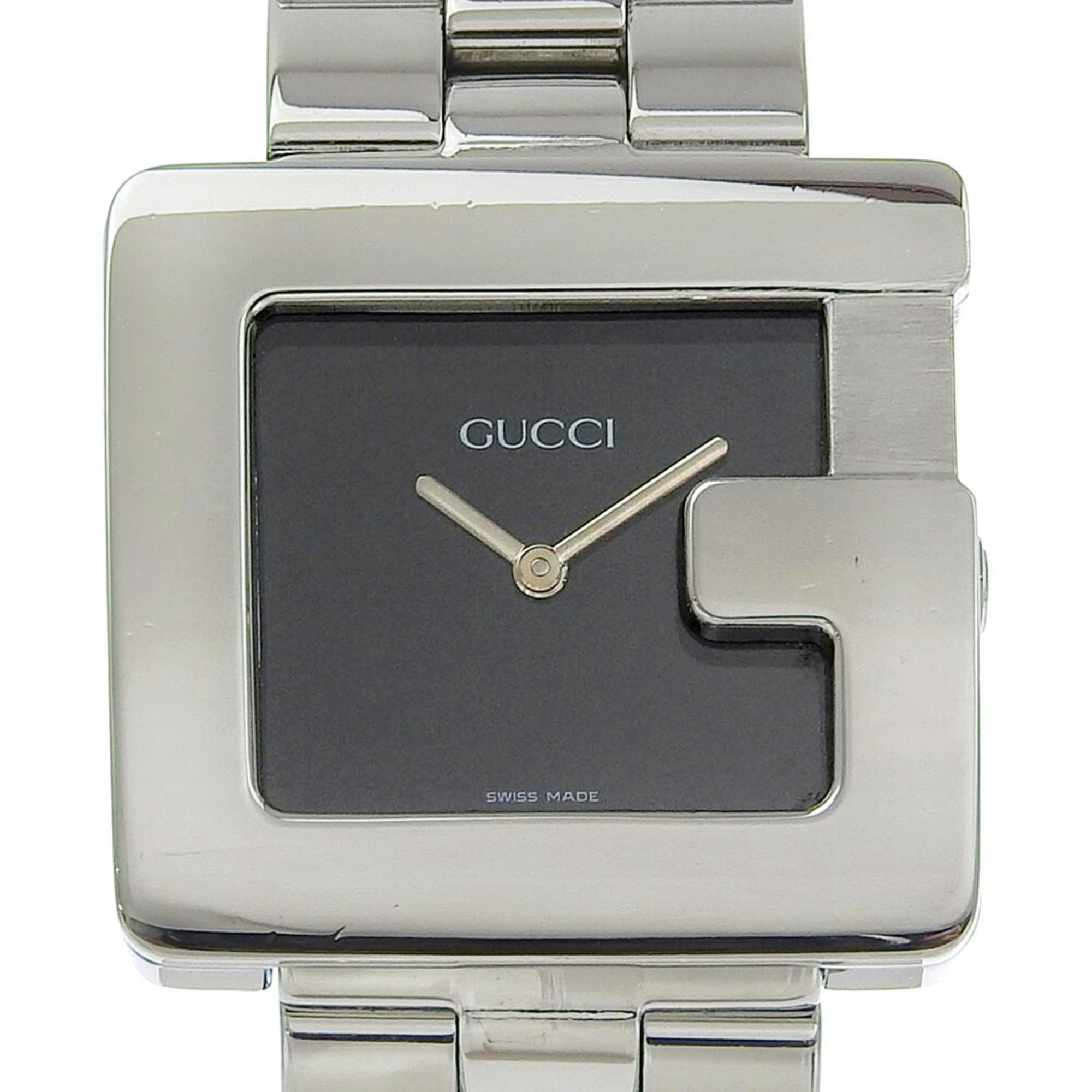 Gucci GUCCI Watch 3600M Stainless Steel Quartz Analog Display Black Dial Women's