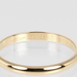 Cartier 1895 Wedding Ring, Size 18, K18YG Yellow Gold, Approx. 2.31g