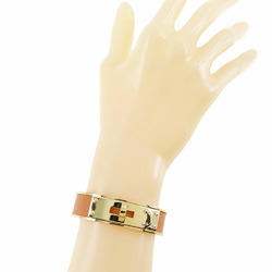 Hermes Kelly Bangle Gold Plated Orange Approx. 39.0g Women's