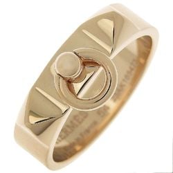 Hermes HERMES Cory Ed Cyan PM size 14 ring, K18 pink gold, approx. 6.7g, PM, women's