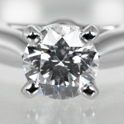 Cartier 1895 Solitaire Ring Size 7 0.25ct VVS1/D/3EX Pt950 Platinum Diamond Approx. 3.29g