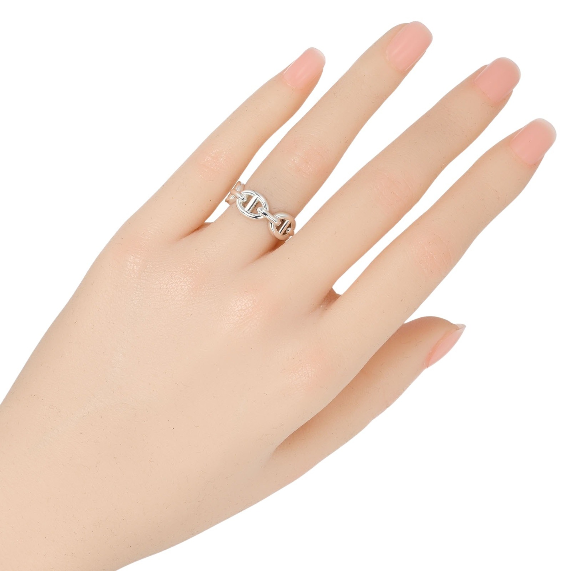 Hermes Chaine d'Ancre Anchaîne size 7 ring, 925 silver, approx. 5.29g