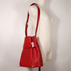 Louis Vuitton Sack de Paul Shoulder Bag M80207 Epi Leather Castilian Red 1997 VI0917 A5 Snap Button Women's R171224010