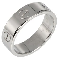 Cartier Love size 17 ring, K18WG white gold, approx. 8.3g
