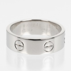 Cartier Love size 17 ring, K18WG white gold, approx. 8.3g