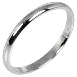 Cartier 1895 Wedding Ring, Size 19, Pt950 Platinum, Approx. 3.16g