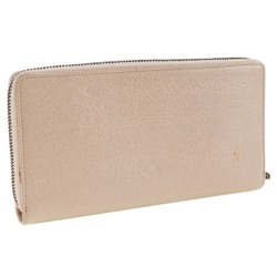 BALENCIAGA Classic Continental Long Wallet 253036 Calf Beige Pink Women's