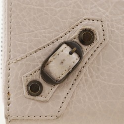 BALENCIAGA Classic Continental Long Wallet 253036 Calf Beige Pink Women's