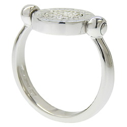 BVLGARI 10.5 size ring, flip, K18 white gold, lapis lazuli, diamond, approx. 6.3g, Bvlgari Bvlgari, women's, W153124305