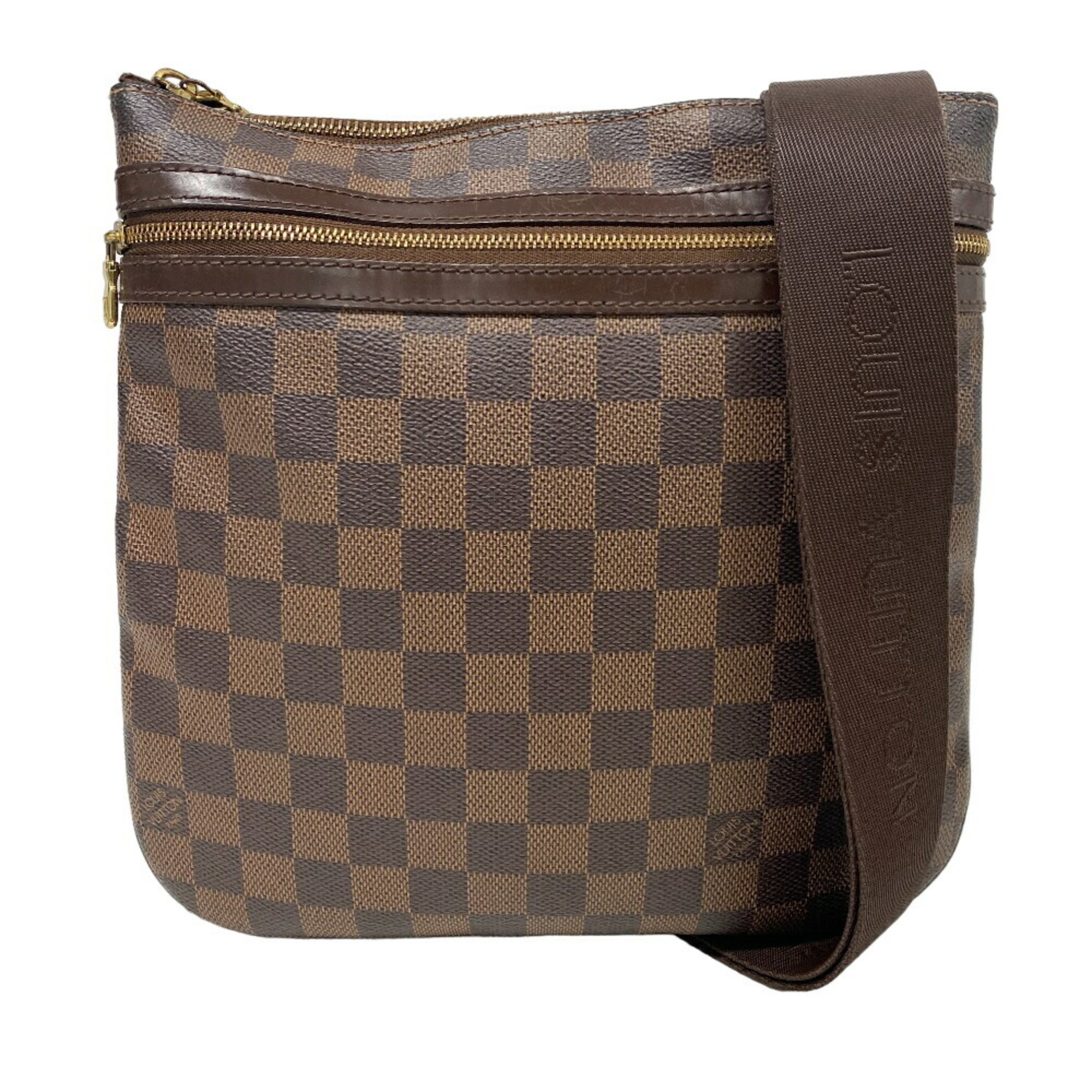 LOUIS VUITTON N51111 Pochette Bosphore Damier Shoulder Bag Brown Unisex