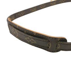 LOUIS VUITTON Monogram shoulder strap with pads, brown, unisex