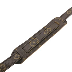 LOUIS VUITTON Monogram shoulder strap with pads, brown, unisex