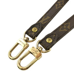 LOUIS VUITTON Monogram shoulder strap with pads, brown, unisex