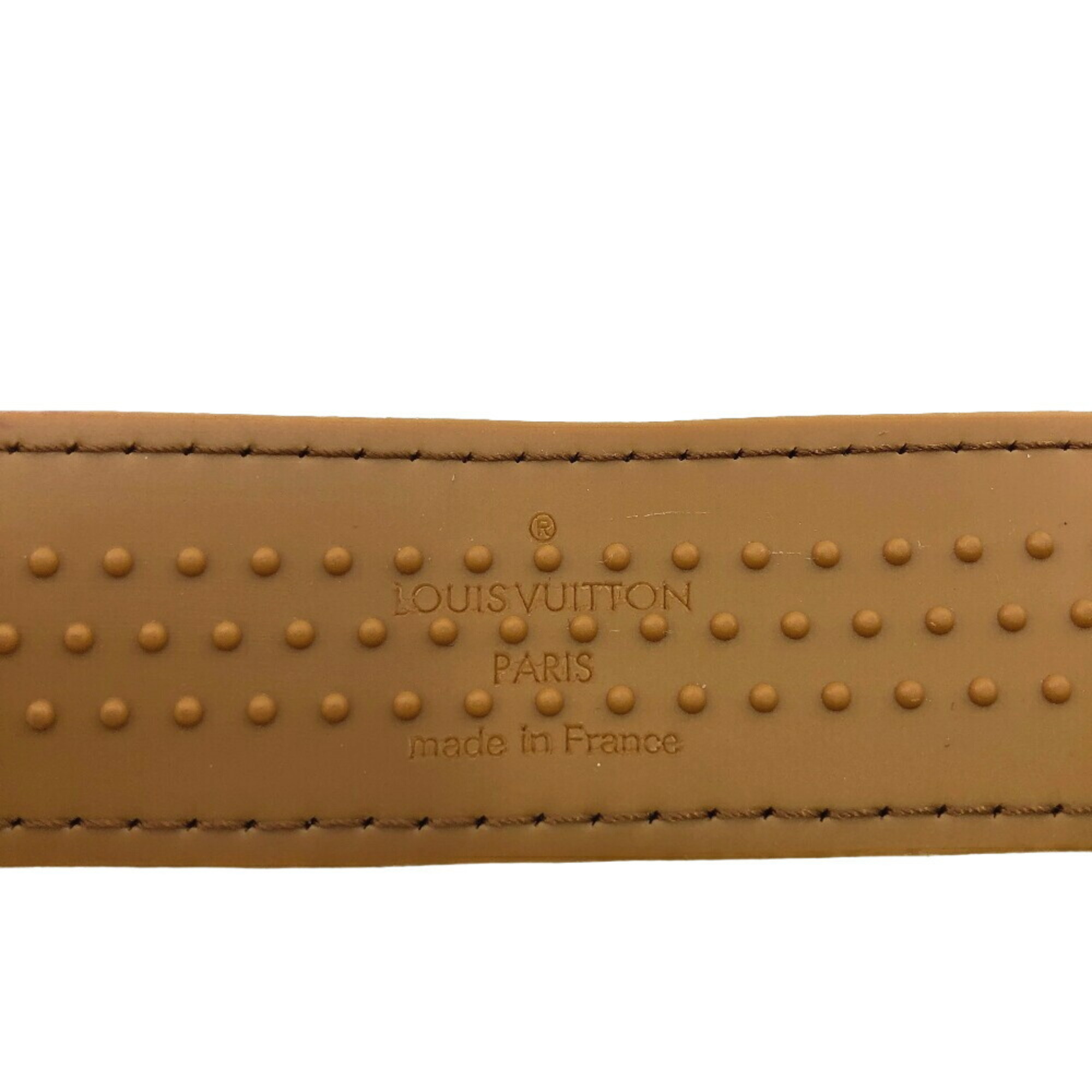 LOUIS VUITTON Monogram shoulder strap with pads, brown, unisex