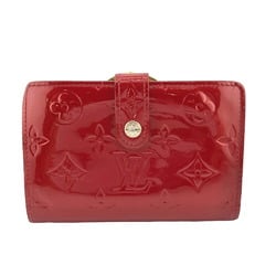 LOUIS VUITTON M91768 Portefeuille Viennese Rose Indien Bi-fold Wallet Red Women's